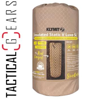 KLYMIT INSULATED STATIC V LUXE SL ISOMATTE SAND